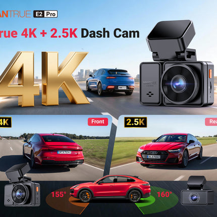 Vantrue E2 Pro Cloud 4K WiFi-GPS-Dashcam