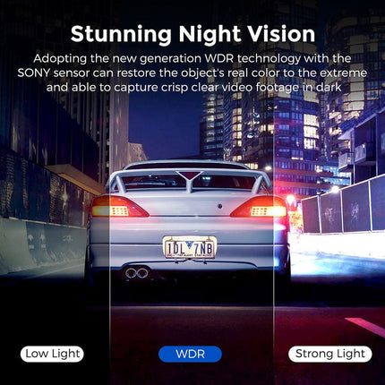 AZDome AR09 4K 2CH Full Mirror Wifi Touch Innenspiegel Dashcam