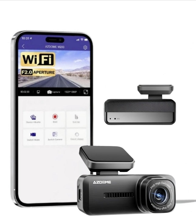 <tc>AZDome M200 Full-HD-WiFi-Dashcam</tc>