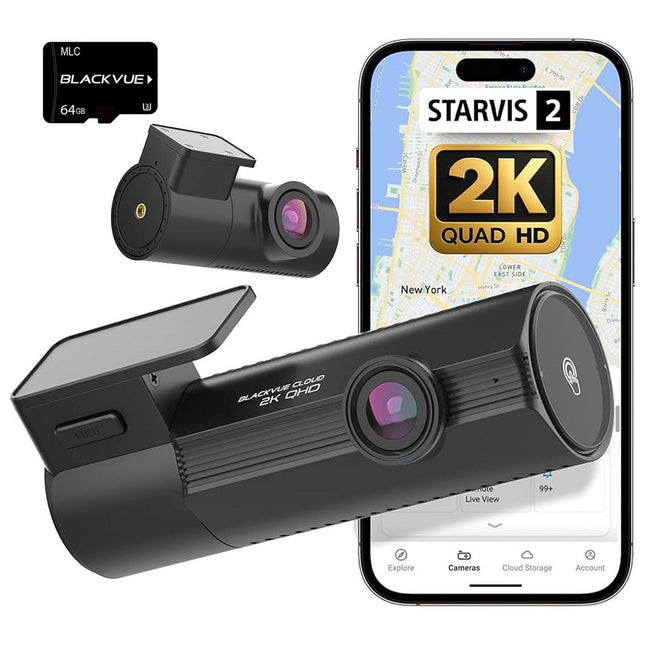 BlackVue Elite 8 2CH 2K Cloud WiFi GPS 64 GB