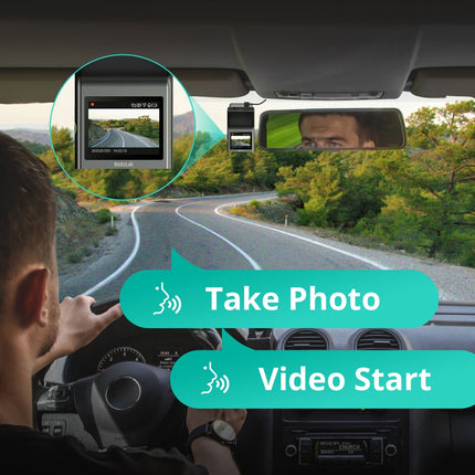 Botslab G300H Plus 4K WiFi GPS 2CH 64 GB Dashcam