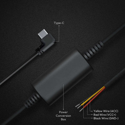 Botslab Hardwire Kit USB-C 3-Draht