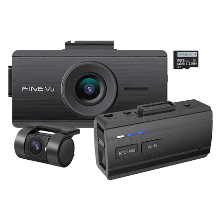 FineVu GX35 Cloud 2CH 2K Wifi GPS 32gb Dashcam