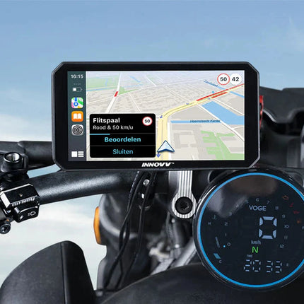 Innovv N1 Pro 2CH WiFi-Carplay-Monitor und Dashcam für Motorräder
