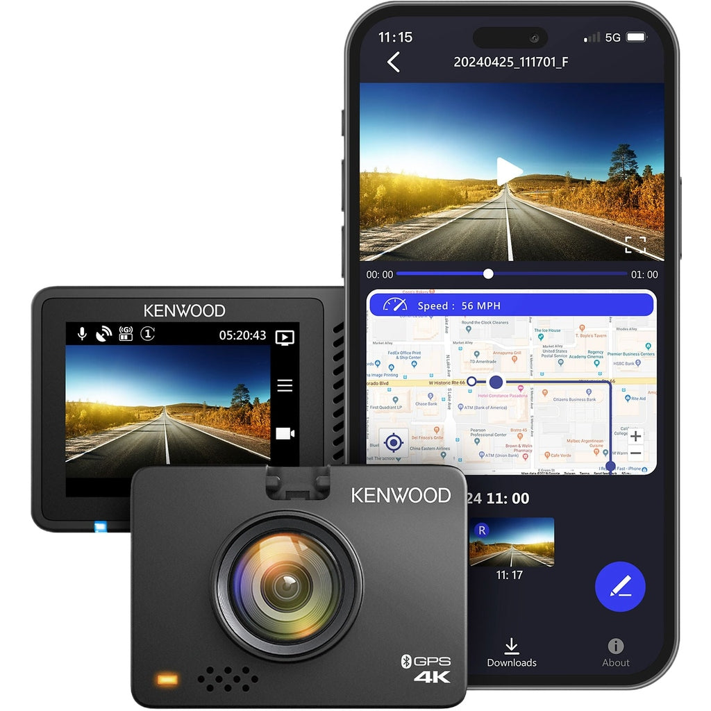 Kenwood DRV-A610W 4K Wifi GPS Dashcam
