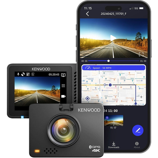 Kenwood DRV-A610W 4K Wifi GPS Dashcam