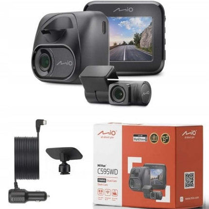 Mio MiVue C595WD Dual Full HD Wifi GPS Dashcam
