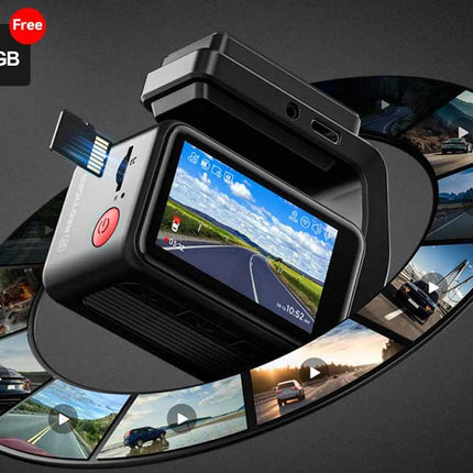 Redtiger A4 4K Touch Wifi GPS 2CH 64gb Dashcam