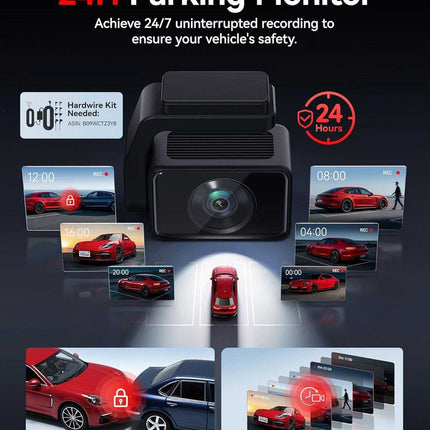 Redtiger F4 Pro 2CH 4K Touch Wifi GPS 128gb Dashcam