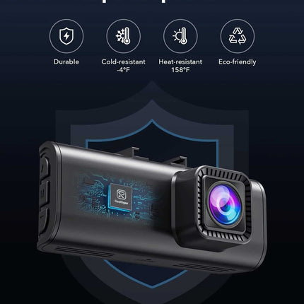 Redtiger F7NX 4K Touch Wifi GPS 2CH 128gb Dashcam