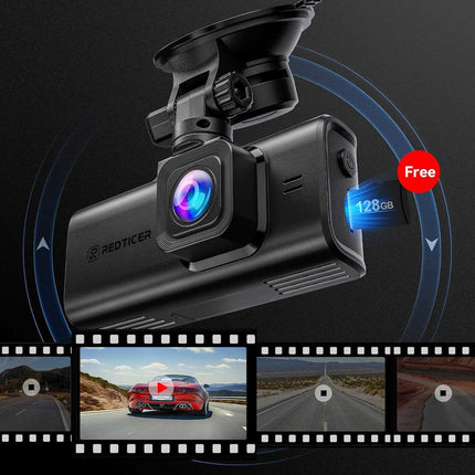 Redtiger F7NX 4K Touch Wifi GPS 2CH 128gb Dashcam