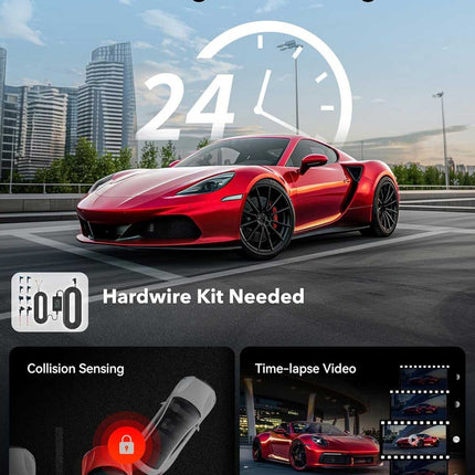 Redtiger F7NX 4K Touch Wifi GPS 2CH 128gb Dashcam