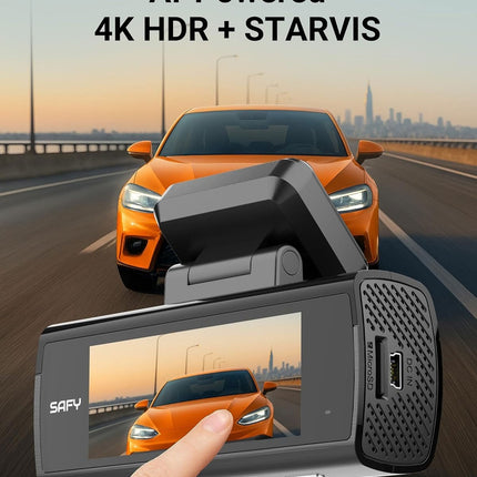 SAFY9 2CH 4K WiFi GPS 64 GB Dashcam