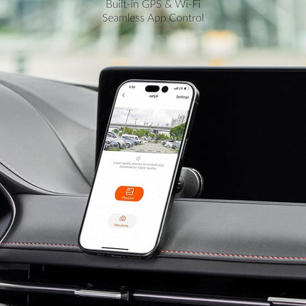 SAFY9 2CH 4K WiFi GPS 256 GB Dashcam