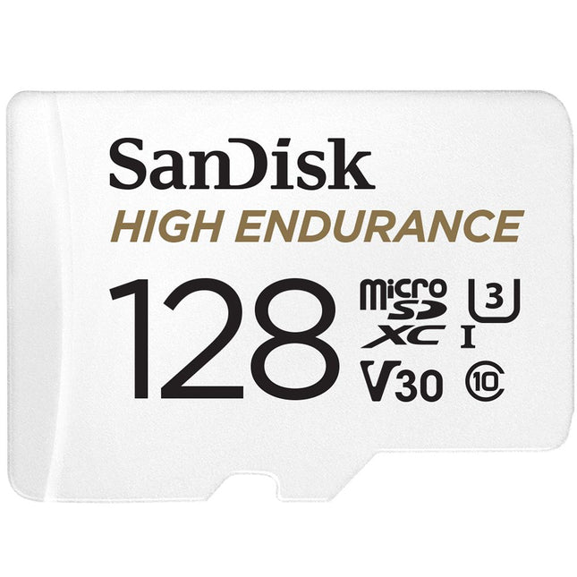 <tc>SanDisk 128 GB High Endurance U3 V30 microSD-Karte</tc>