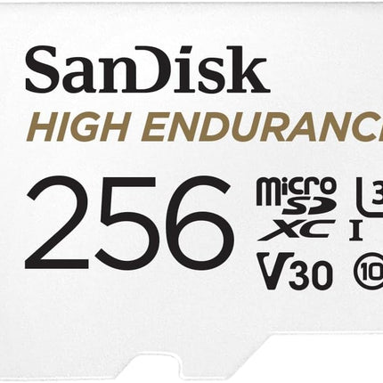 <tc>SanDisk 256 GB High Endurance U3 V30 microSD-Karte</tc>