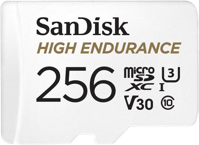 <tc>SanDisk 256 GB High Endurance U3 V30 microSD-Karte</tc>
