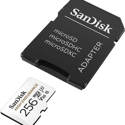 <tc>SanDisk 256 GB High Endurance U3 V30 microSD-Karte</tc>