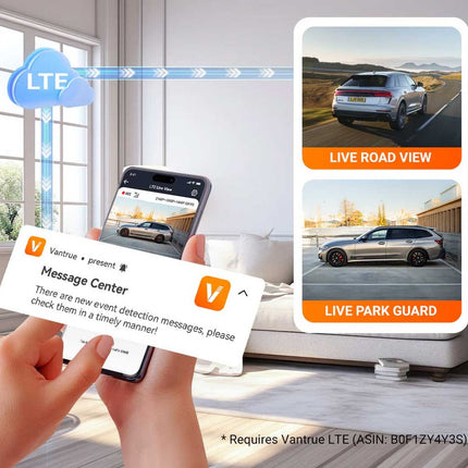 Vantrue N5S Cloud 2K 4CH Wifi GPS 360-Grad Dashcam
