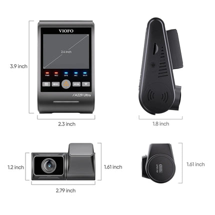 Viofo A229 Ultra 2CH 4K Wifi GPS Dashcam