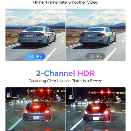 Viofo A329T 2CH 4K WiFi-GPS-Dashcam