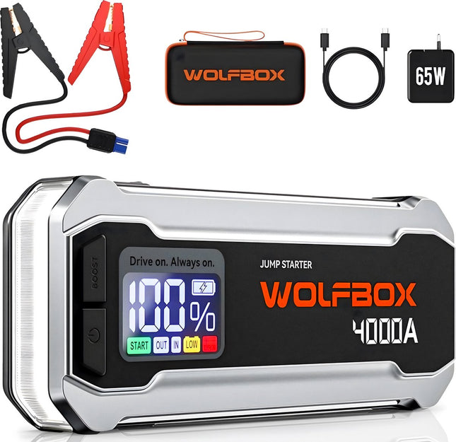 <tc>Wolfbox</tc> MegaVolt 24 4000A Starthilfe und Powerbank