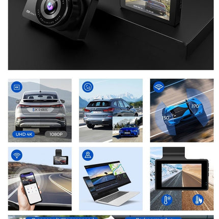 AZDome M63 Pro True 4K 64gb Wifi GPS Dashcam