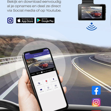 AZDome M63 Pro True 4K 64gb Wifi GPS Dashcam