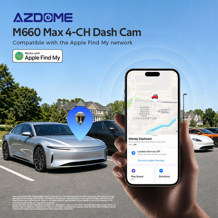 <tc>AZDome M660 Max 4CH 128 GB 4K WiFi GPS 360-Grad-Dashcam</tc>