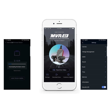 Gnet MVR G1 2CH Cloud WiFi 64gb Motorrad Dashcam