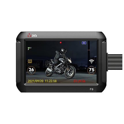 Motocam F9 WiFi GPS 2CH Motorrad Dashcam