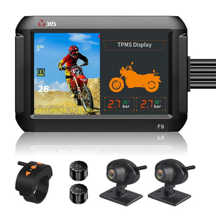 Motocam F9 WiFi GPS 2CH Motorrad Dashcam