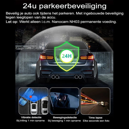 Nanocam M93 Pro 5K Touch Wifi GPS 64gb Dashcam