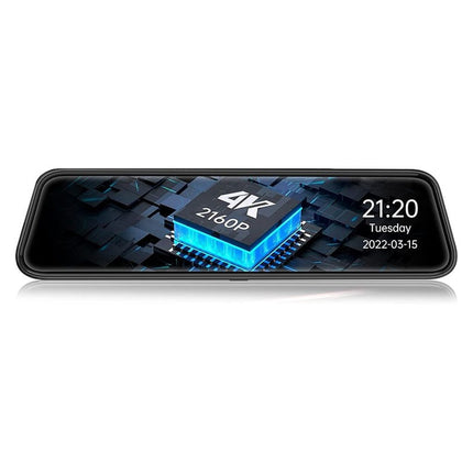 Nanocam T55 4K 2CH Full Mirror Wifi GPS 32gb Dashcam