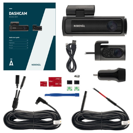 Nordväl DC202 2CH 4K Wifi GPS Dashcam