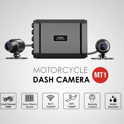 Viofo MT1 2CH Dual WiFi GPS 32gb Motorrad Dashcam