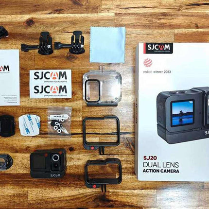 SJCAM SJ20 4K 60fps Dual Lens Wifi Actioncam und Dashcam